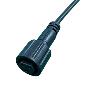M12割草機(jī)、擦窗機(jī)防水連接線(xiàn)（D字型3P）